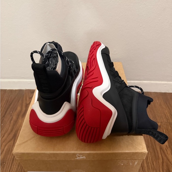 Christian Louboutin Anapur Leather & Rubber Sneaker Men\'s EU 44 US 11